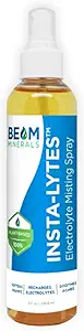 BEAM MINERALS Insta-Lytes | Cramp-Relief Electrolyte Misting Spray | Natural Liquid Electrolytes | Micronutrients Supplement for Cramping, Muscle Aches, and Rash Relief | 8 fl Oz