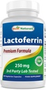 En İyi Doğallar Lactoferrin 250 mg Veggie Capsule, Sağlıklı Immune Function - 60 Count