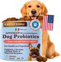 Doğal Köpek Şirketi Gut Health & Canine specific Probiyotiks Chews, 1 Daily Chew for All Dogs, Prebiyotiks & Digestive Enzymes for Digestion, Gas, Loose Stool, Immune System & Bowel Support
