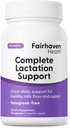 Fairhaven Health Complete Lactation Support | Lactation Supplement to Artlek Production | Emziring Comfort* | Vegan Emzirme Supplements | Gluten Free | 30 Capsules | Gluten Free | 30 Capsules