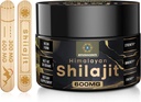 600mg Shilajit Καθαρό Ιμαλαΐων Βιολογικό Shilajit Resin-Shilajit Ρητίνη Βιολογικός Χρυσός Βαθμός,100% Καθαρό Βιολογικό Shilajit για την Ενέργεια & Ανοσοποιητική Υποστήριξη, Πλούσια σε Fulvic Acid& 85+Ορυκτά Trace,1 πακέτο