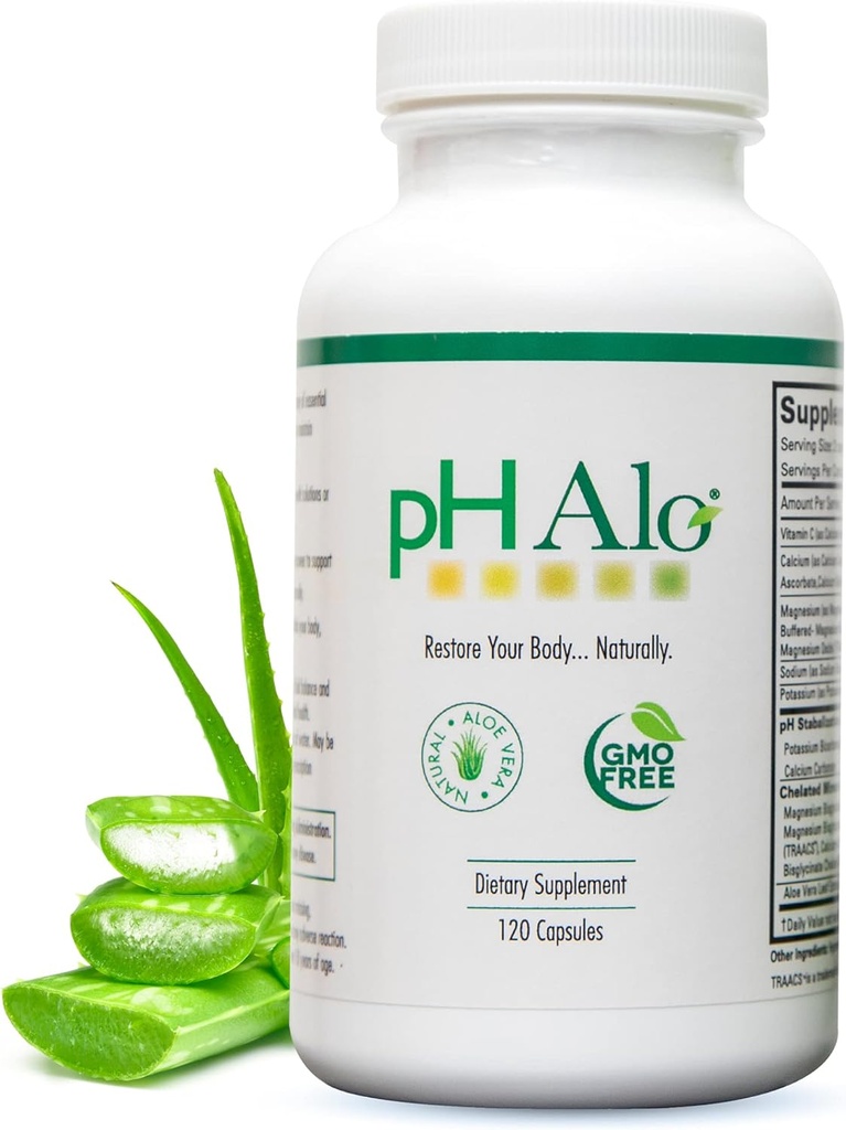 PHAlo pH Denge Supplement Pills -, Magnezyum Bikarbonates Capsules for alkalin Balance - Focus, pH Balance, Gut Health, Performance and Recovery