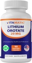 Vitamatic Lityum Orotate 20 mg, 90 Capsules - Veggie Caps, Non-GMO, Gluten Free