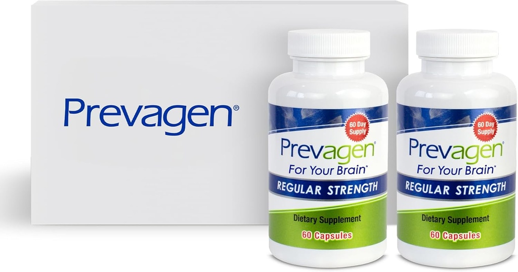 Prevagen Regular Strength - 120 Capsules (4 Ay Supply) | Apoaequorin Plus Vitamin D3