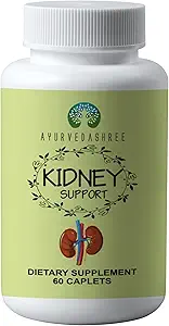 Kidney Support Herbal Supplement - Supports Healthy Kidney Function, Vegan, Gluten-Free, GMP Certified - Each Caplet of 1000 MG