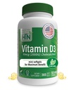 Sağlık Thru Beslenme Vitamin D3 2000iu 365 Maksimum Faydaları için Mini Softgels | Yıl Supply | 50 Telefon Cholecalciferol | 3rd Parti Test Edildi | Non-GMO USP EVOO | Immune Health Support