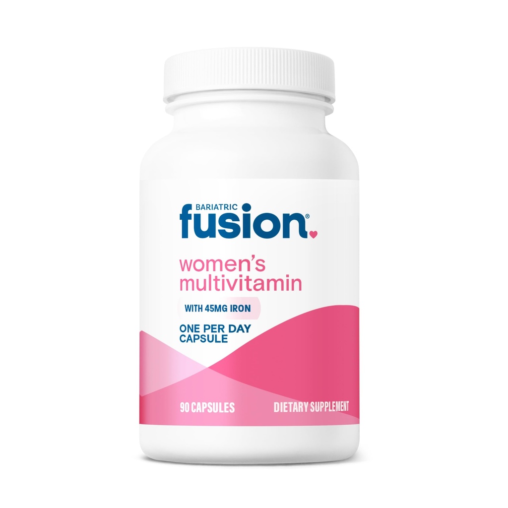 Bariatric Fusion One Per Day Bariatric Multivitamin with Iron for Women | with Hair and Nails Vitamin Mix | Gastrik Bypass ve Kol Gaztrektomi | 90 Kont | 3 Ay Supply