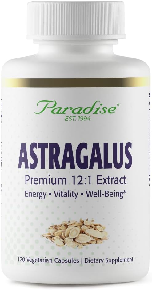 Cennet Herbs Astragalus Extract, Vegetarian Capsules for Energy, Digestive & Immune Health, Non GMO, Gluten Free, 120 Capsules