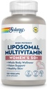 SOLARAY Liposomal Multivitamin for Women 50 Plus, Demir, Vitamin D, C, B12, Biotin & More, Immune Support & Bone Health, Vegan, 60 Hizmet, 120 VegCaps