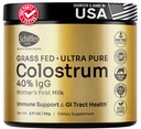 Premium Colostrum Supplement Highest IgG for Gut Health, Immune Support & Recovery Superfood, Anti-Age - Pure Grass-Fed Bovine Colostrum Toz - Annenin İlk Süt, 60 Hizmet, Unflavored