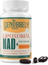 800 mg Liposomal NAD+ Nicotinamid Riboside 200 mg ile birlikte, Trans-Resveratrol 100 mg - DNA onarımı için True NAD Supplement, Sağlıklı Ağlama, Beyin Fonksiyonu - 60 Gün Supply