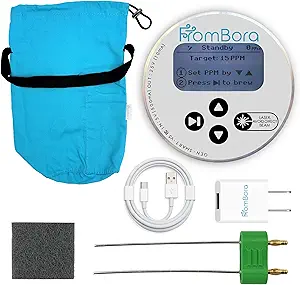 Colloidal Silver Jeneratör Kit -% 99.99 (Ag) Rods, TDS Metre, Colloidal Silver Machine, Water Ionizer Machine for Home, Travel Bag, FromBora Smart Jeneratör
