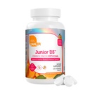 Zahler Junior D3 Vitaminleri 1000 IU - Çocuklar için D vitamini - Bone, Teeth & Immune Health - Kosher Orange Flavor - 120.