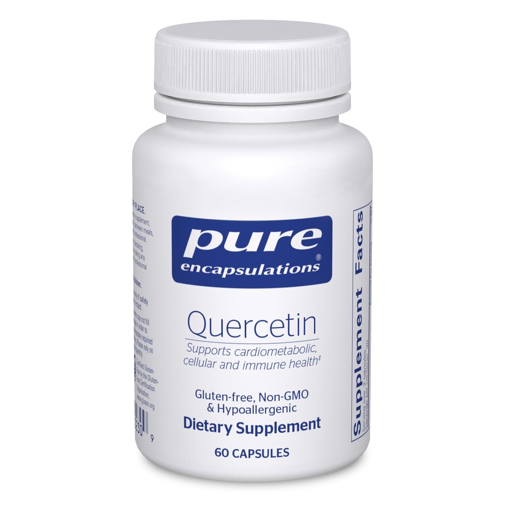 Saf Encapsulations Quercetin - 500 mg - Immune Support, Cellular Health & Heart Health - Antioksi Supplement - Gluten Free & Non-GMO - 60 Capsules