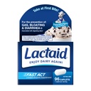 Lactaid Fast Act Lactose Tolerance Caplets with Lactase Enzyme, Dairy Relief from Gas, Bloating & Diarrhea, 9000COM Lactose intolerance Pills, 96 Bireysel Seyahat On-Go Packs (96 x 1 ct)