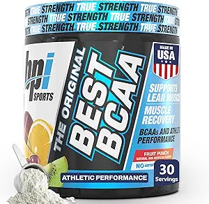 BPI Sports Best BCAA Toz - Kas Kurtarma Desteği - Branşlı Zincirler | Protein ve Kas Bina Blokları - Post Workout Recovery - Hydration - Fruit Punch, 30 Hizmetler