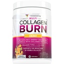 Multi Collagen Burn: MultiType Hydrolyzed Protein, with Hyaluronic Acid, Vitamin C, SOD B Dimpless, Tip I, II, III, V ve X, Caffeine 30 Hizmetle Tropikal Punch Flavored