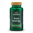 Swanson Pure Energy Metabolism Concentration Focus Support Stres Yönetimi Adaptojenik Herbs Herbal Supplement 60 Veggie Capsules (Veg Caps) Vegan