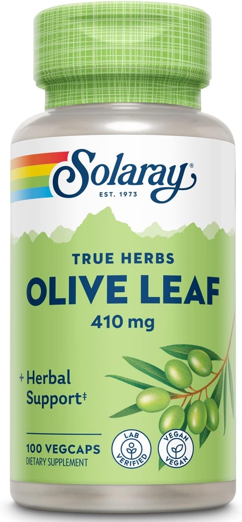 Καψάκια ελιάς SOLARAY, 410 mg 