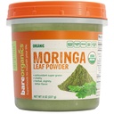 BareOrganics Moringa Leaf Superfood Toz, Organik, Vegan Supplement, 8 Ounces