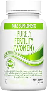 Conception Fertility Supplement for Women | Female Fertility Support | Promotes Ovulation, Regular Cycle, Hormonal Balance | CoQ10, 400µg Methylfolate (Folic Acid), Inositol, Iron, Selenium, Zinc, etc