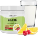 DoğalSlim Magicmag Magnezyum Pure Citrate Toz Stres, Constipation, Muscle, Heart Health ve Sleep Support | Raspberry Lemon Supplement - 8oz İçecek Mix (Solo)