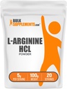 BulkSupplements.com L-Arginine HCl Toz - Nitrik Çimento Tamam, Arginine Toz - Unflavored & Gluten Free, 5g per Service, 100g (3.5 oz) (Pazar 1)