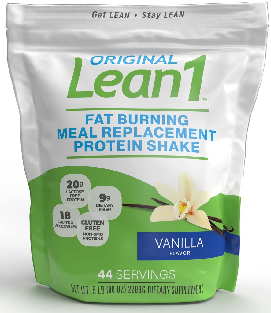 Lean1 Vanila, Meal Change protein Shake, 44 5lb Bagda Hizmetler