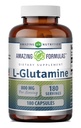 Amazing Formulas L-Glutamine Amino Asit Supplement | 800 Mg Per | 180 Capsules | Non-GMO | Gluten Free | Made in USAMO | Gluten Free | Made in USA