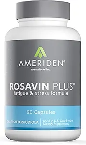 Rosavin Plus® με ηλεκτρολύτες - Σιβηρική Rhodiola rosea 90 V-capsules 150mg από την AMERIDEN INTERNATIONAL, INC