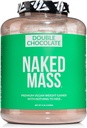 NAKED Vegan Mass - Διπλό Κερδιστής βάρους σοκολάτας - 1.260 θερμίδες, 50G πρωτεΐνη, τίποτα τεχνητό, όλα τα φυσικά σκόνη πρωτεΐνης σοκολάτας, μη GMO, σόγια & χωρίς γλουτένη - 8LB χύμα - 11 εξυπηρετούν