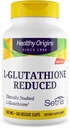 Healthy Origins L-Glutathione 500 mg (Setria, Non-GMO, Gluten Free, Antioxidant, Immune Support, Skin Support), 60 Veggie Caps