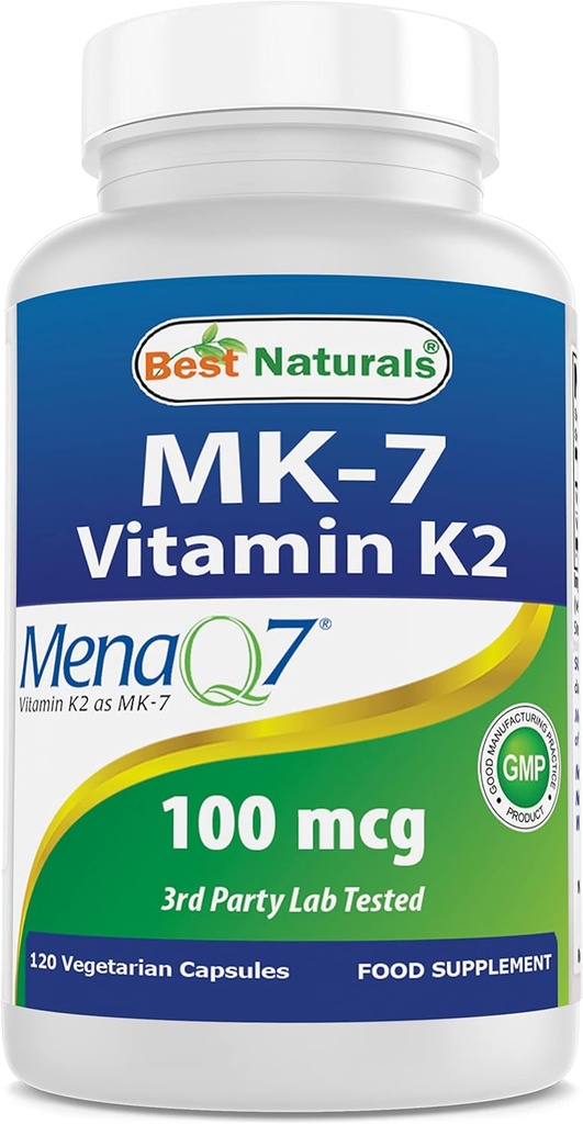 En İyi Doğallar MK-7 Vitamin K2 100 mcg 120 Vcaps