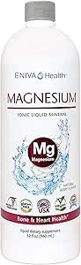 Liquid Ionic Magnesium Supplement (32oz) Digestive Health, Muscle Energy and Bones. Doctor Formulated. Zero Calories. Zero Sugar. by Eniva Health.