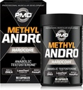 PMD Methyl Andro Hardcore - Testosterone υποστήριξης για Lean Μύες & Δύναμη Κερδίζει-Ανόρθωση και την εκτέλεση προπόνηση- Συμπλήρωμα διατροφής (90 κάψουλες)
