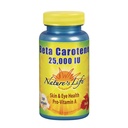Nature's Life Beta Carotene 25.000 IU | Sağlıklı Immune Function & Skin & Eye Health | Antioxy Diyetary Supplement | 250 Softgels