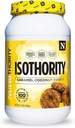 Isothority Whey Protein Isolate, Caramel Coconut Cookie, 2 lb - Ultra Absorbable Branched Chain replicas (BCAA) Toz 25g Per Service, Low Carb - Build Muscle & Accelerate Recovery