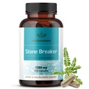 HERBAMAMA Chanca Piedra Stone Breaker Capsules 1200 mg - Kidney Stone Breaker, Gallbladder Cleanse & Urinary Tract Support - Vegan, Non-GMO Kidney Supplement