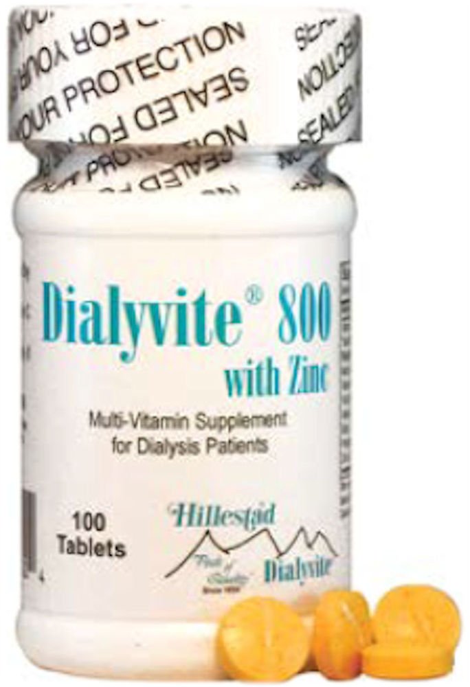Dialyvite 800 με ψευδάργυρο 50 mg - 100 δισκία