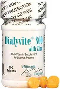 Dialyvite 800 with Zinc 50 mg - 100 Tablets