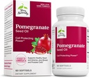 Terry Doğal Pomegranate Tohum Yağı - Cardiovascular Sağlığı Desteklemek için Diyet Supplement - Herbal Non-GMO Supplement Omega-5 & Pomegranate Ekstraksiyon - 60 Softgels