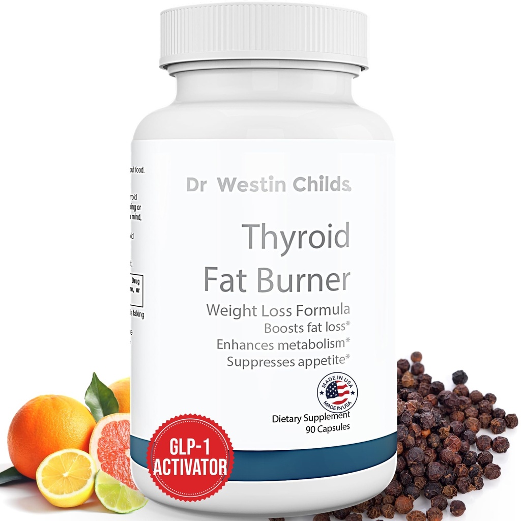Dr. Westin Childs Yourroid Fat Burner - Ultra Acting Thermogenic Kilo Kaybı Hipothyroidism ile Kadınlar için Tamamlama, Hashimoto's & Hyperthyroidism for Waist Trimming, Bloating, 30 Servisler