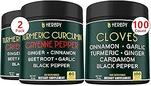 Bundle 7in1 Turmeric Curcumin Supplements & 7in1 Clove Supplement