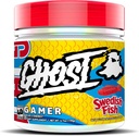 GHOST Gamer: Ενέργεια και Focus Υποστήριξη Φόρμουλα - 40 Υπηρεσίες, Σουηδικά Ψάρια - Nootropics & Φυσική καφεΐνη για την προσοχή, Ακρίβεια & Χρόνος αντίδρασης - Vegan, Χωρίς γλουτένη