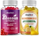 Potasyum Gummies 1000 mg, Oksit Magnezyum Gummies 400 mg, Yetişkinler için Tamam