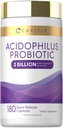 Carlyle Acidofilius Kadın ve Erkeklerin Digestive Health | 2 Milyar CFU | 180 Hızlı Yayın Kapsülleri | Non-GMO & Gluten Free