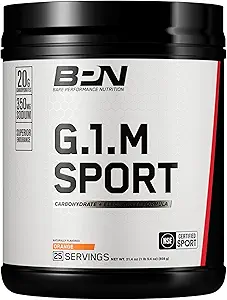 BARE PERFORMANCE NUTRITION, BPN G.1.M Go One More Sport, Endurance Training Fuel, Superior Carbohidrat & Electrolytes Toz, Fatigue, Orange, 25 Hizmetler