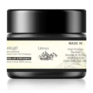 Shilajit Himalayan Organic, Shilajit Supplement, Shilajit Resin Enriched with Over 85 Essential Micronutrients, Boosts Energy and Immune Vitality, Pure Shilajit for Men and Women