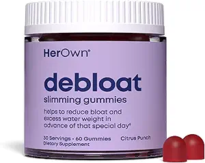 Kendi Debloat Gummy, Bloating ve Gas Relief, Su Retention, Supports Energy'yi Apple Cider Vinegar ve Dandelion, Gluten ve Soy Free, Vegan, 60 Gummies, 60 Hizmet