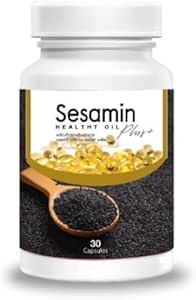 Sesamin, μαύρο Sesame 30capsules εν ψυχρώ